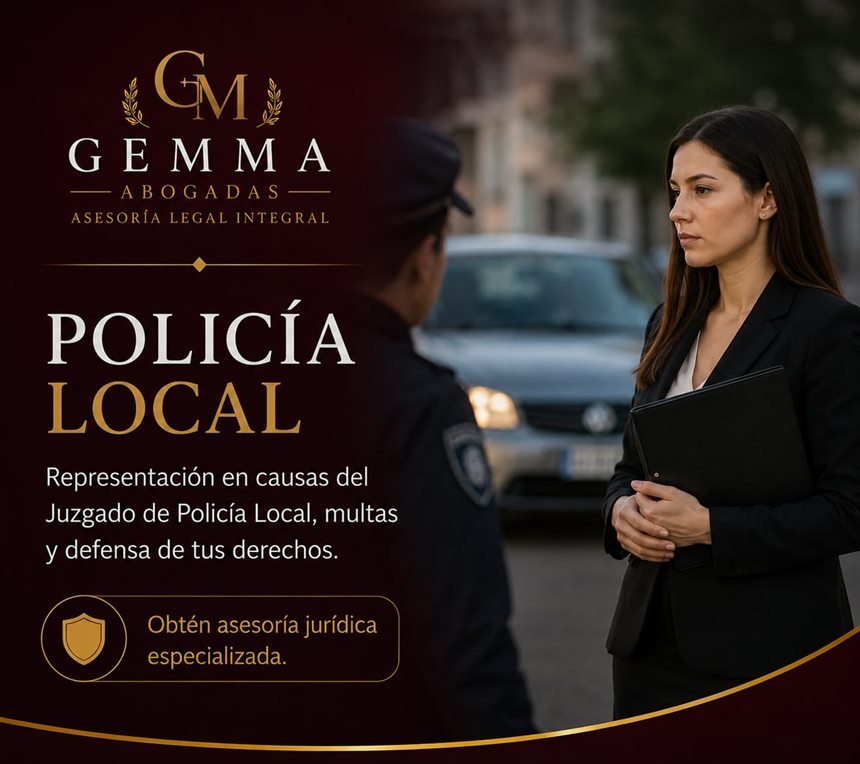 Policía Local — representación en causas del Juzgado de Policía Local, multas y defensa de tus derechos.